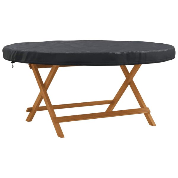 vidaXL Housse de Table Ext&eacute;rieure 122 x 122 x 10 cm Tissu Oxford 600D