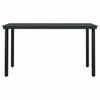 vidaXL Ensemble &agrave; manger jardin coussins 5pcs marron poly rotin verre