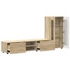vidaXL Ensemble meuble TV FLORIN Ch&ecirc;ne Sonoma Bois d'ing&eacute;nierie