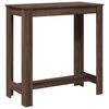 vidaXL Table de bar ch&ecirc;ne marron 102x50x103,5 cm bois d'ing&eacute;nierie