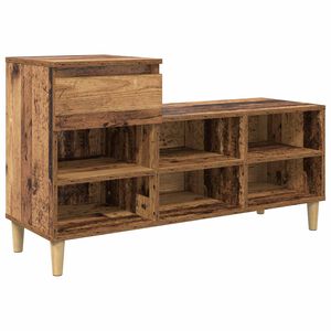 vidaXL Cabinet &agrave; chaussures 102 x 36 x 60 cm Bois d'ing&eacute;nierie