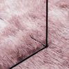 vidaXL Tapis Shaggy &agrave; poils longs NAVARRA rose poudr&eacute; 240x340 cm