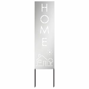 vidaXL Écran de confidentialité de jardin Fretwork Argent 32 x 140 cm