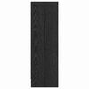vidaXL &Eacute;tag&egrave;re Ch&ecirc;ne noir 80 x 24 x 76 cm Bois d'ing&eacute;nierie