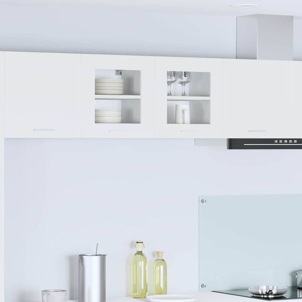 vidaXL Armoire suspendue Blanc 40 x 31 x 40 cm Bois d'ing&eacute;nierie