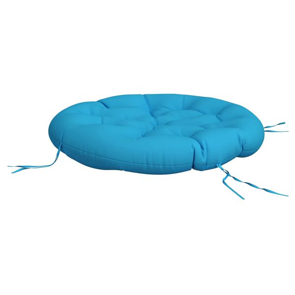 vidaXL Coussin rond bleu clair &Oslash; 100 x11 cm tissu oxford