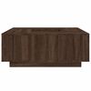 vidaXL Table basse ch&ecirc;ne marron 100x100x40 cm bois d'ing&eacute;nierie
