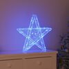 vidaXL &Eacute;toile en 3D avec 50 LED Bleu 55 x 53,5 x 10 cm Acrylique