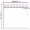vidaXL Rideaux occultants avec anneaux 2 pcs Rose vif 140 x 140 cm