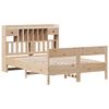 vidaXL Lit biblioth&egrave;que sans matelas 140x200 cm bois massif de pin