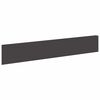 vidaXL Bordure de Pelouse 20 pc 100 x 18 cm Steel Noir