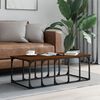 vidaXL Table basse ch&ecirc;ne marron 100x50x35,5 cm bois d'ing&eacute;nierie
