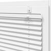 vidaXL Store pliss&eacute; blanc 40x200 cm largeur du tissu 39,4 cm polyester