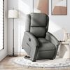 vidaXL Fauteuil inclinable &eacute;lectrique gris fonc&eacute; tissu