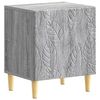vidaXL Table de chevet Sonoma gris 43 x 34,5 x 50 cm Bois d'ing&eacute;nierie