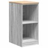 vidaXL Armoire de rangement de garage sonoma gris 40x51x85 cm bois pin