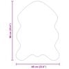 vidaXL Tapis en fausse TAFALLA Rose 60 x 90 cm Polyester