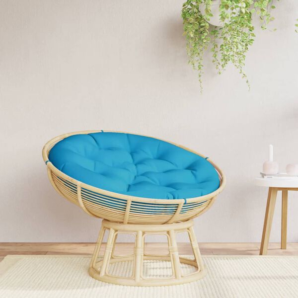 vidaXL Coussin rond bleu clair &Oslash; 100 x11 cm tissu oxford