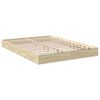 vidaXL Cadre de lit sans matelas ch&ecirc;ne sonoma 120x200 cm