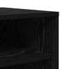 vidaXL Cabinet &agrave; chaussures avec &eacute;tag&egrave;re Ch&ecirc;ne noir 32 x 35 x 90 cm