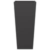 vidaXL Jardinières 2 pcs noir 35x35x75 cm acier