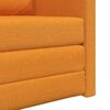 vidaXL Canap&eacute;-Lit 60cm Jaune fonc&eacute; tissu
