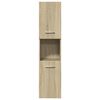 vidaXL Ensemble de meubles de salle de bain 4 pcs ch&ecirc;ne sonoma