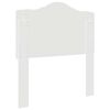 vidaXL T&ecirc;te de lit Blanc Brillant 75 cm Bois d'ing&eacute;nierie