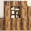 vidaXL Haut Armoire Bois Ancien 80 x 42,5 x 185 cm Bois d'ing&eacute;nierie
