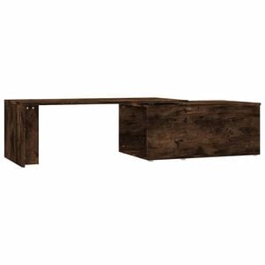 vidaXL Table basse Ch&ecirc;ne fum&eacute; 150x50x35 cm Bois d'ing&eacute;nierie