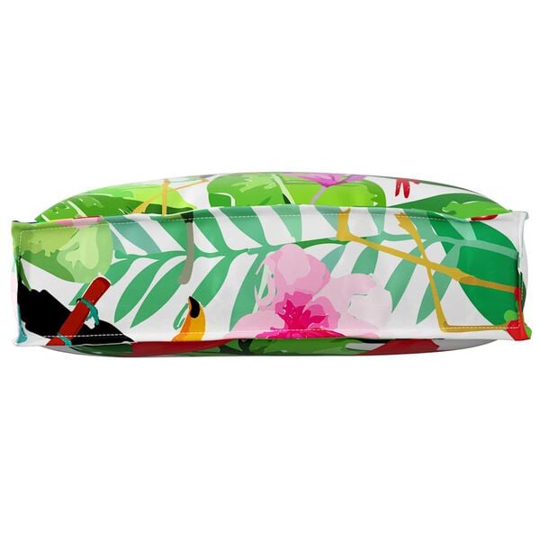 vidaXL Coussin Floral Multicolore 50 x 40 x 12 cm Tissu Oxford