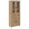 vidaXL Haut Armoire Ch&ecirc;ne artisanal 69,5 x 34 x 90 cm