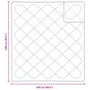 vidaXL Couette avec Oreillers avec oreiller 3 pcs Blanc Microfibre
