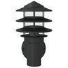 vidaXL Appliques murales d'ext&eacute;rieur 2 pcs noir acier inoxydable