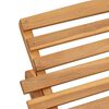 vidaXL Transat Marron 198 x 55 x 58,5 cm Bois de teck massif