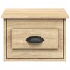 vidaXL Tables de chevet murales 2 pcs ch&ecirc;ne sonoma 41,5x36x28 cm