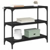 vidaXL Biblioth&egrave;que Ch&ecirc;ne noir 80 x 33 x 70,5 cm