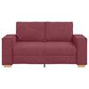 vidaXL Canap&eacute; 2 places Rouge vin 160x78x84 cm Tissu