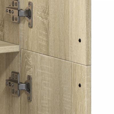 vidaXL Buffet haut chêne sonoma 70x35x180 cm bois d'ingénierie