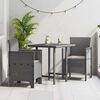 vidaXL Chaise de jardin 2 pcs Gris clair 53 x 49 x 85 cm Polypropyl&egrave;ne