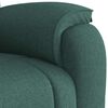 vidaXL Fauteuil inclinable Vert foncé Tissu