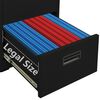 vidaXL Classeur Noir 46x62x72,5 cm Acier