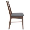 vidaXL Chaises de salle &agrave; manger 2 pcs Marron Clair 43 x 54 x 89 cm