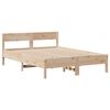 vidaXL Cadre de lit sans matelas 140x190 cm bois de pin massif