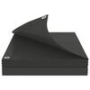 vidaXL B&acirc;che avec &oelig;illets Gris anthracite 4 x 5 m 90 gsm PE