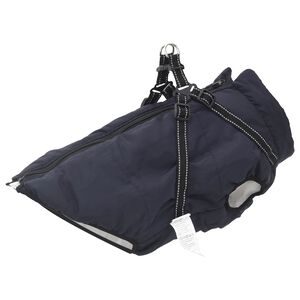vidaXL Manteau pour chien Bleu marine L44 Fleece et Polyester