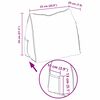 vidaXL Coussin de Dos Vert clair 45 x 20 x 35 cm