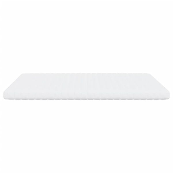 vidaXL Matelas en mousse blanc 160x220 cm 7 zones duret&eacute; 20 ILD