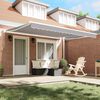 vidaXL Auvent R&eacute;tractable Gris clair 400 &times; 300 cm