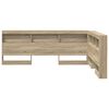 vidaXL T&ecirc;te de lit de rangement Ch&ecirc;ne Sonoma 160 cm Bois d'ing&eacute;nierie
